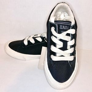 NWT ZARA KIDS BLACK SNEAKERS